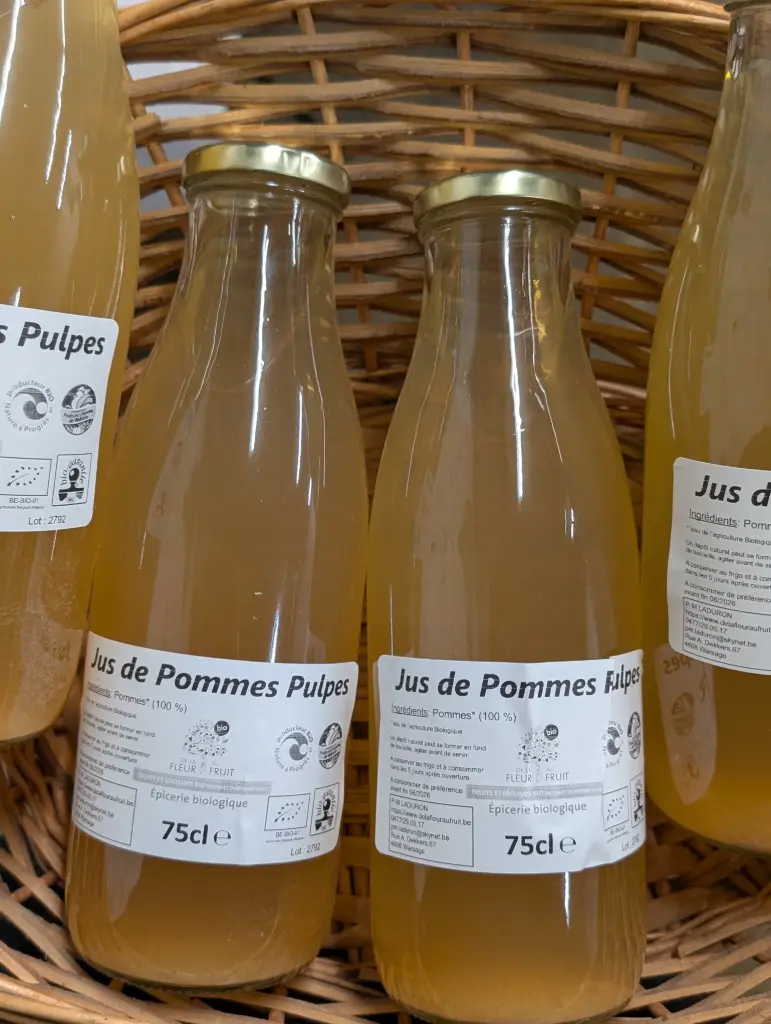 Jus de pomme Bio